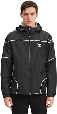 Under Armour The Rock Jaket Training Logo Colorblock Hitam. 1378587-001 Sizing Under Armour The Rock Jaket Training Logo Colorblock Hitam. 1378587-001