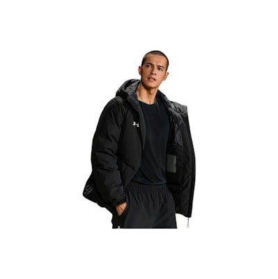 Sudadera Chaqueta Gruesa y Cálida Under Armour Negra Hombre con Logo + Collar Extra. 23600801-001() Shop Sudadera Chaqueta Gruesa y Cálida Under Armour Negra Hombre con Logo + Collar Extra. 23600801-001()