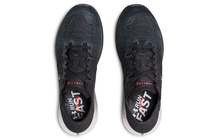 Lookbook Under Armour Threadborne Blur 'Sepatu Lari Hitam Low-Top' 3000008-101