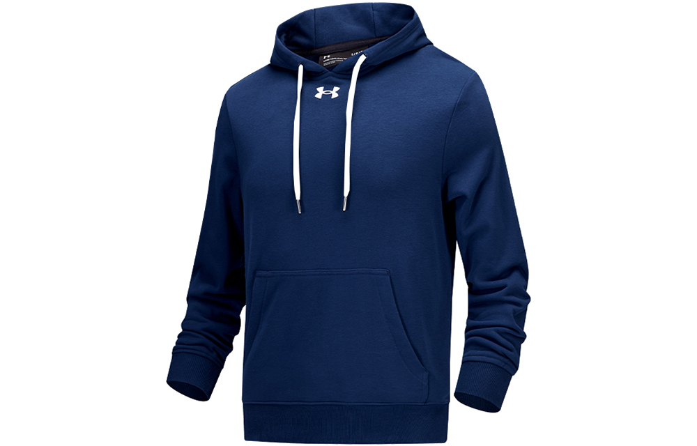 Under Armour Training Knit Pullover Hoodie Academy Blue Back-to-School Edition 21600303-408