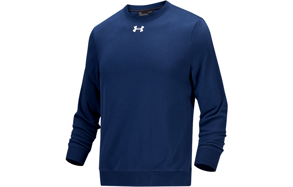 Under Armour Training Knit Pullover Sweatshirt Academy Blue Back-to-School 21600301-408