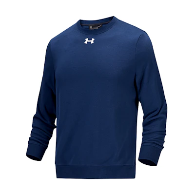 Under Armour Training Knit Pullover Sweatshirt Academy Blue Back-to-School 21600301-408
