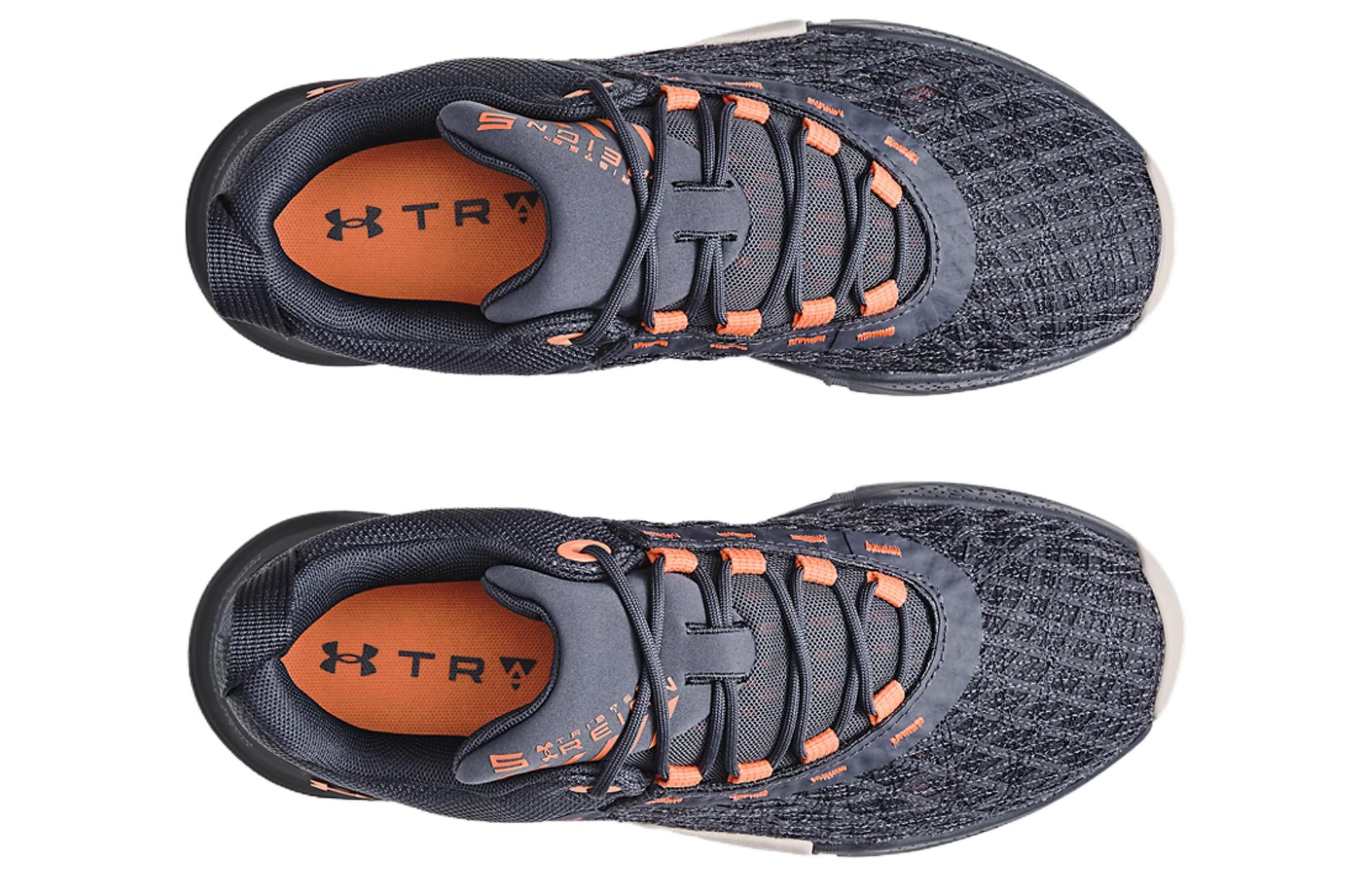 Shop Under Armour TriBase Reign 5 ''Downpour Grey After Burn'' Grijs Rood Sneakers 3026021-400