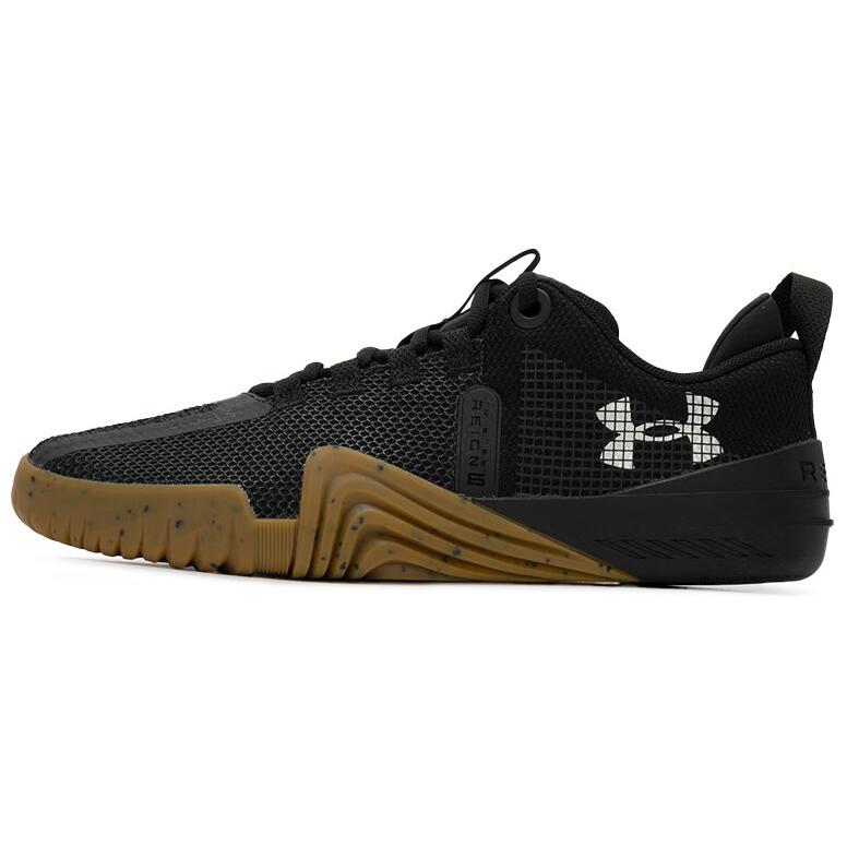 Under Armour TriBase Reign 6 'Black Metallic Silver Gum' 3027341-001