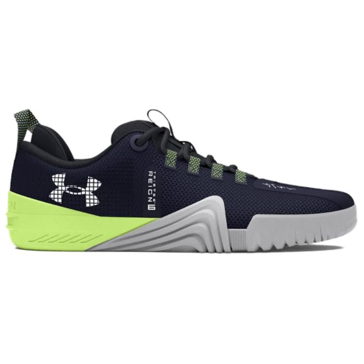 Lookbook Under Armour Tribase Reign 6 'Hitam Kelabu Hijau' 3027341-401
