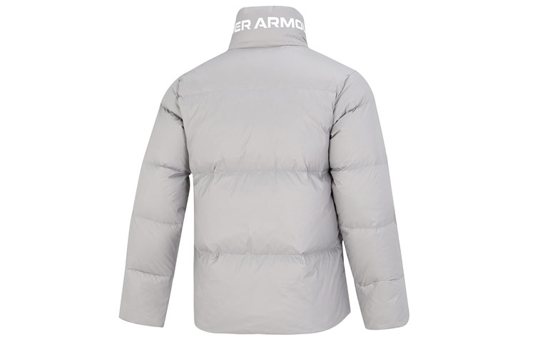 Lookbook Under Armour UA Jaket Abu-Abu - Solid Color, Hangat & Gaya Santai. 1375449-558