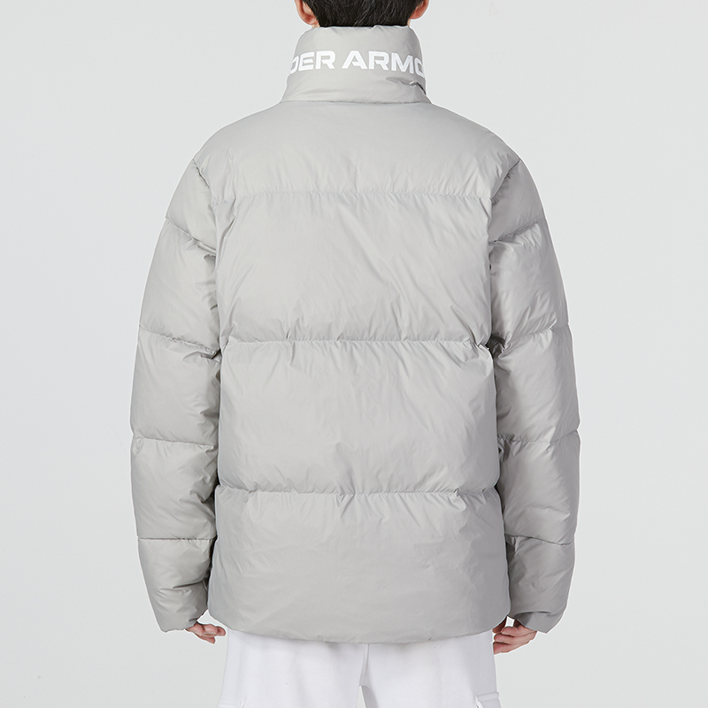 Purchase Under Armour UA Jaket Abu-Abu - Solid Color, Hangat & Gaya Santai. 1375449-558