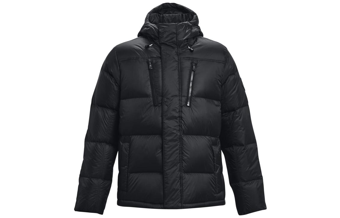 Under Armour UA  Quilted Hooded Zip Jacket Black 1375437-001