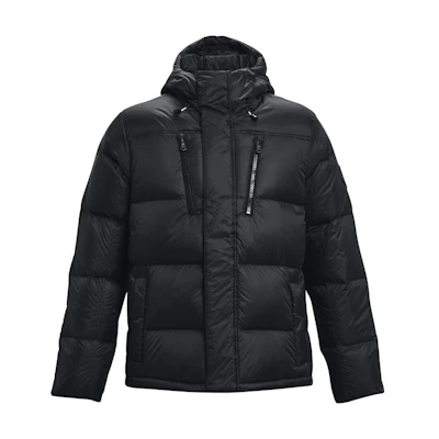Under Armour UA Quilted Hooded Zip Jacket Black 1375437-001