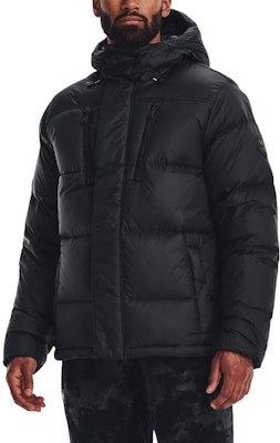 Under Armour UA Jaket Zip Hoodie Quilted Hitam 1375437-001 Details for Under Armour UA Jaket Zip Hoodie Quilted Hitam 1375437-001