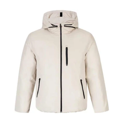 Under Armour UA Short Puffer Jacket with Zip Hoodie - Off-White. 1328241-342