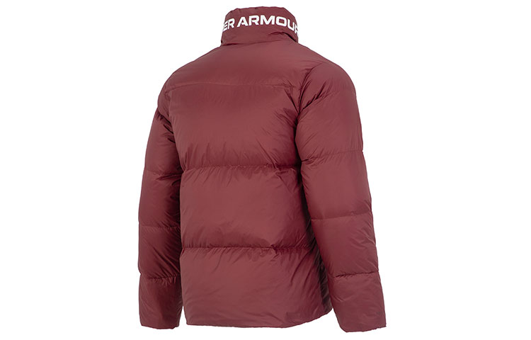 Lookbook Under Armour UA Jaket Hangat Kasual Olahraga Warna Solid - Maroon. 1375449-690