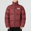 Shop Under Armour UA Jaket Hangat Kasual Olahraga Warna Solid - Maroon. 1375449-690