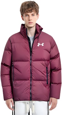 Under Armour UA Jaket Hangat Kasual Olahraga Warna Solid - Maroon. 1375449-690 Cheap Under Armour UA Jaket Hangat Kasual Olahraga Warna Solid - Maroon. 1375449-690
