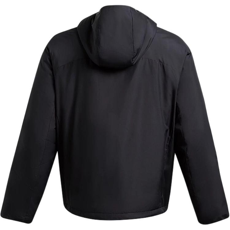 Lookbook Under Armour UA Jaket Hangat Tahan Angin Nyaman Warna Hitam 1388902-001