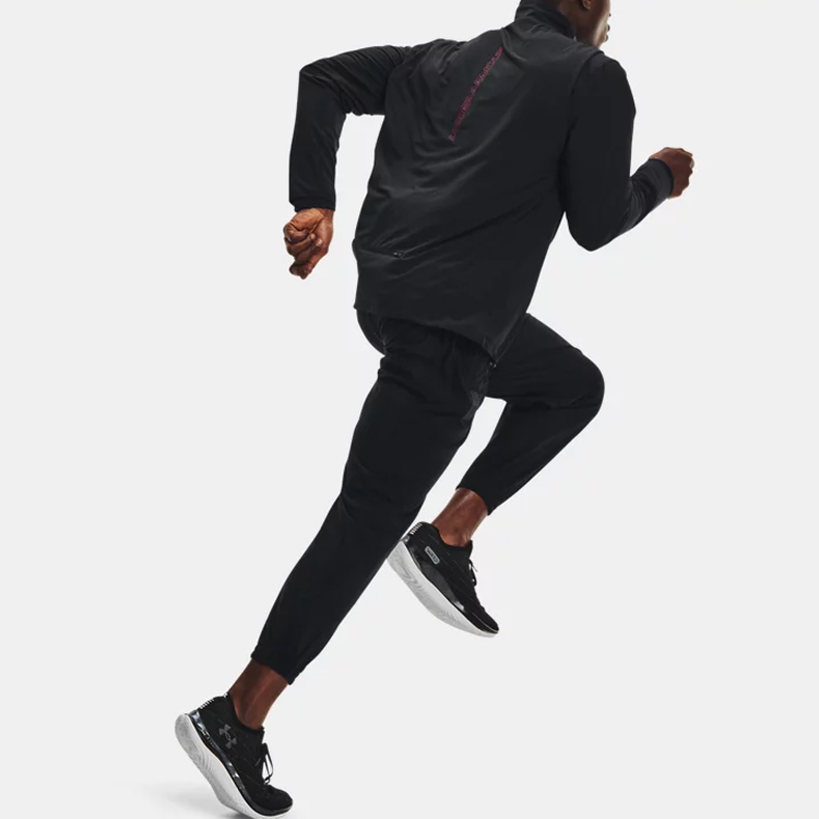 Details for Under Armour UA Anywhere Logo Print Breathable Running Jacket Black 1366508-001