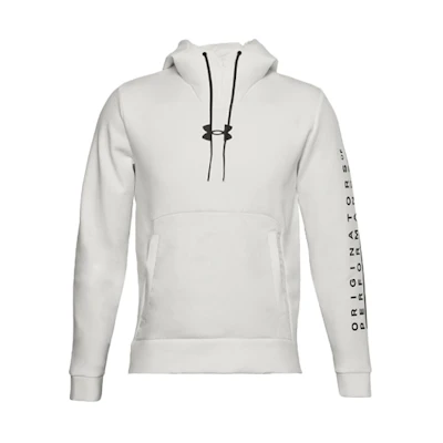 Under Armour UA Apollo Sportstyle Printed Woven Hoodie White 1360730-112