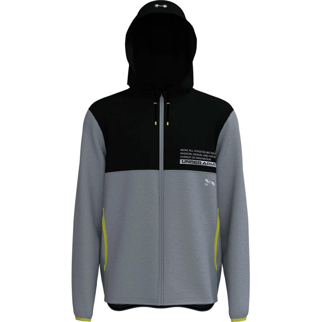 Under Armour UA Armor Fleece Max Full-Zip Training Hoodie Steel Heather 1381325-035
