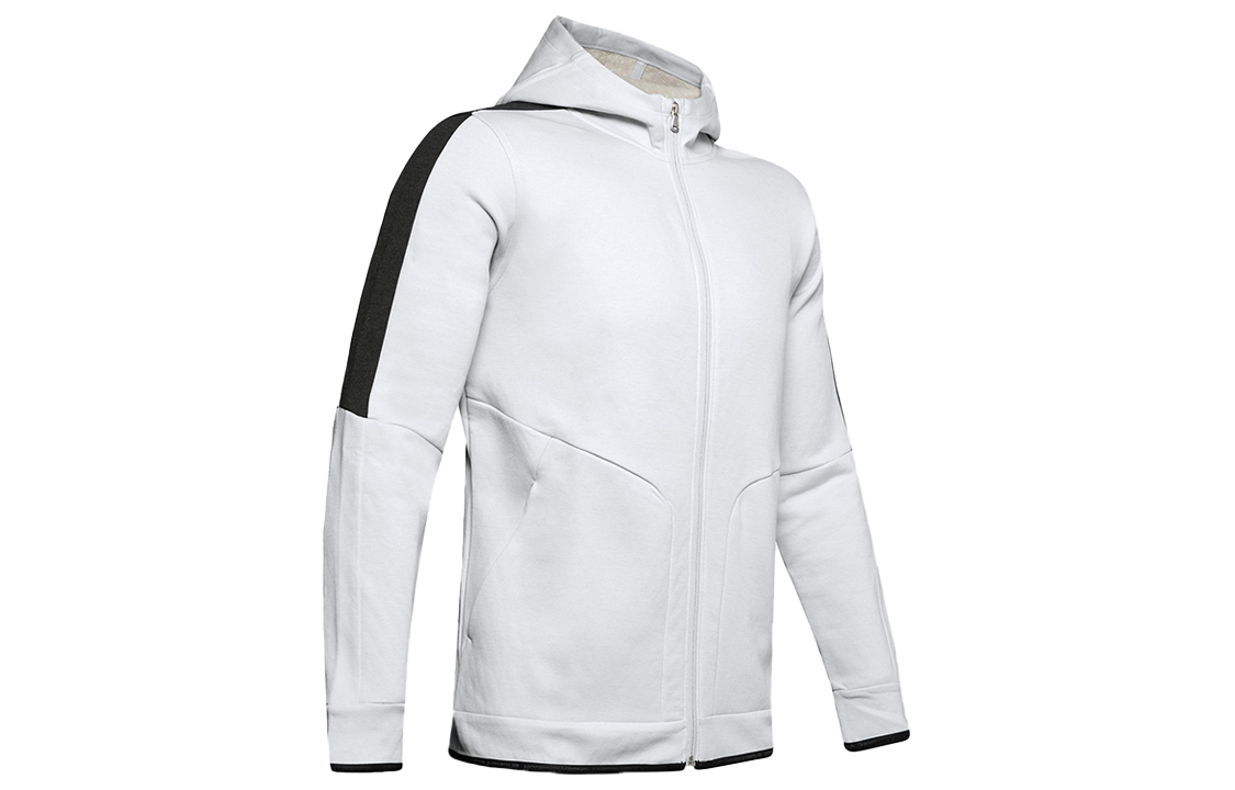 Under Armour UA Athlete Recovery Fleece Training Hoodie Jacket - Halo Gray 1348407-014