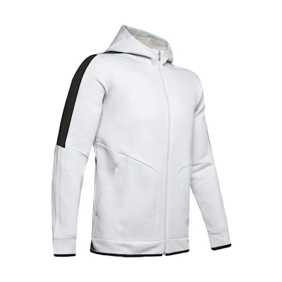Under Armour UA Athlete Recovery Fleece Training Hoodie Jacket - Halo Gray 1348407-014