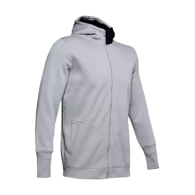 Under Armour UA Baseline Fleece Hoodie Jacket Modern Gray 1343006-013