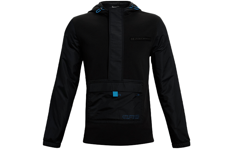 Under Armour UA Black Casual Training Zip-Up Hoodie Jacket 1366199-001