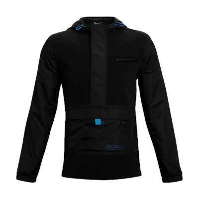 Under Armour UA Black Casual Training Zip-Up Hoodie Jacket 1366199-001