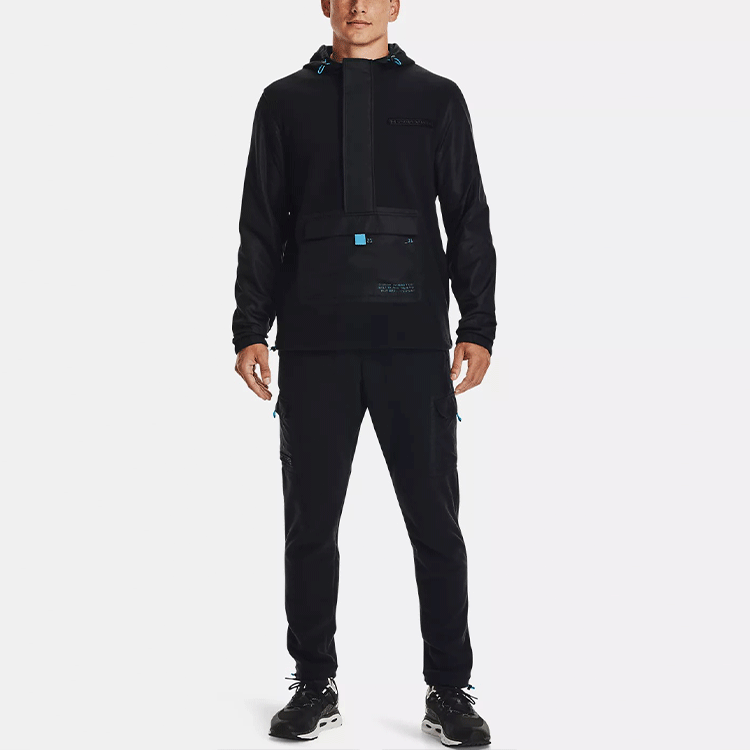 Under Armour UA Black Casual Training Zip-Up Hoodie Jacket 1366199-001 圖 4