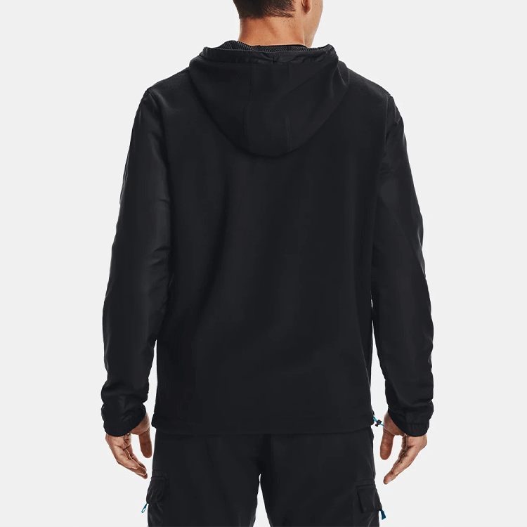 Under Armour UA Black Casual Training Zip-Up Hoodie Jacket 1366199-001 圖 6