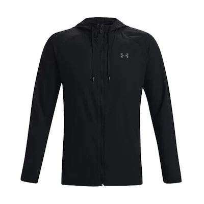 Under Armour UA Black Logo Hoodie Jacket - Sun Protection, Casual Sportswear 1370499-001