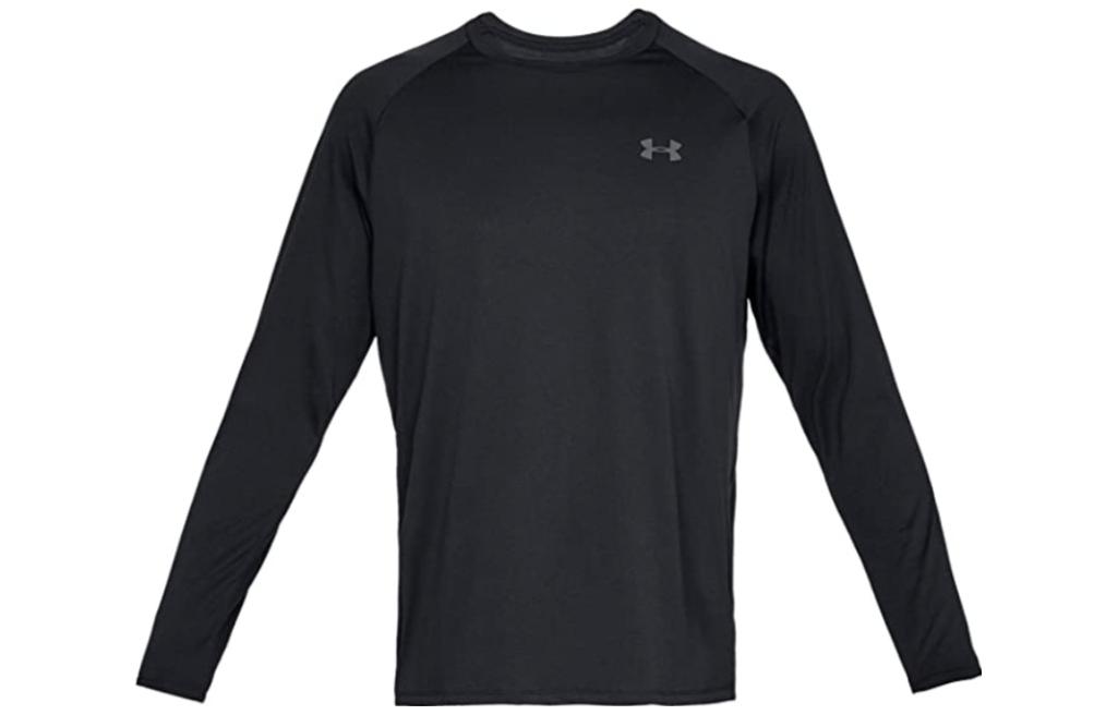 Under Armour UA Black Quick-Dry Training Long-Sleeve Sports T-Shirt 1358562-001