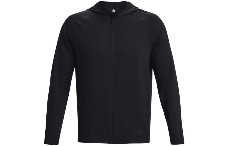 Under Armour UA Black Solid Color Zip-Up Hoodie Jacket 1374495-001
