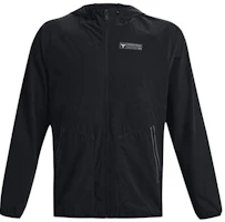 Under Armour UA Black Water-Resistant Breathable Full-Zip Hoodie Jacket 1377425-001 Under Armour UA Black Water-Resistant Breathable Full-Zip Hoodie Jacket 1377425-001