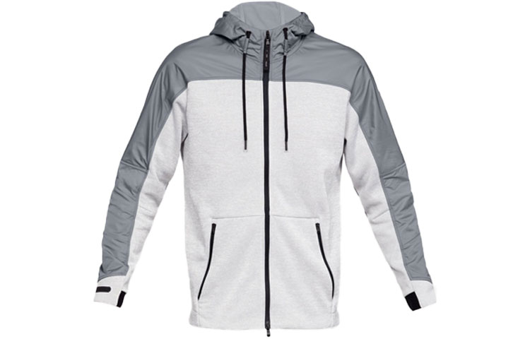 Under Armour UA Breathable Training Hooded Jacket Steel Grey 1320710-035