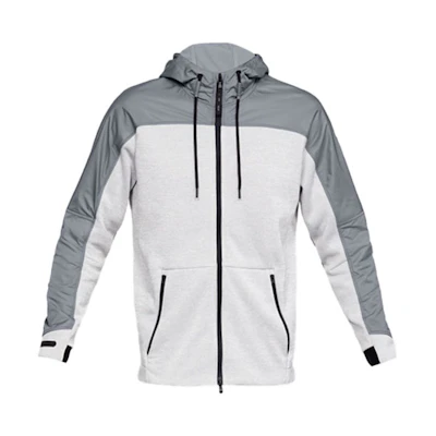 Under Armour UA Breathable Training Hooded Jacket Steel Grey 1320710-035
