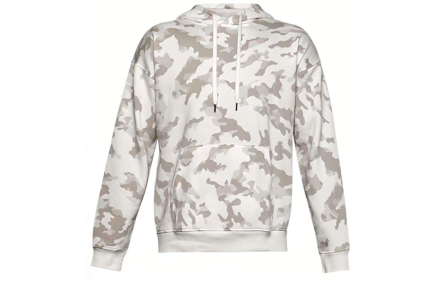 Under Armour UA Camo Print Hoodie White Color 1358777-112
