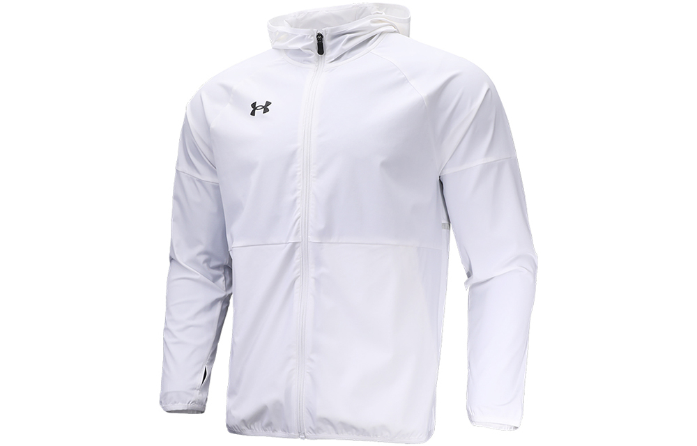 Under Armour UA Casual Sport Breathable Knit Hoodie Jacket White - 22500404-100
