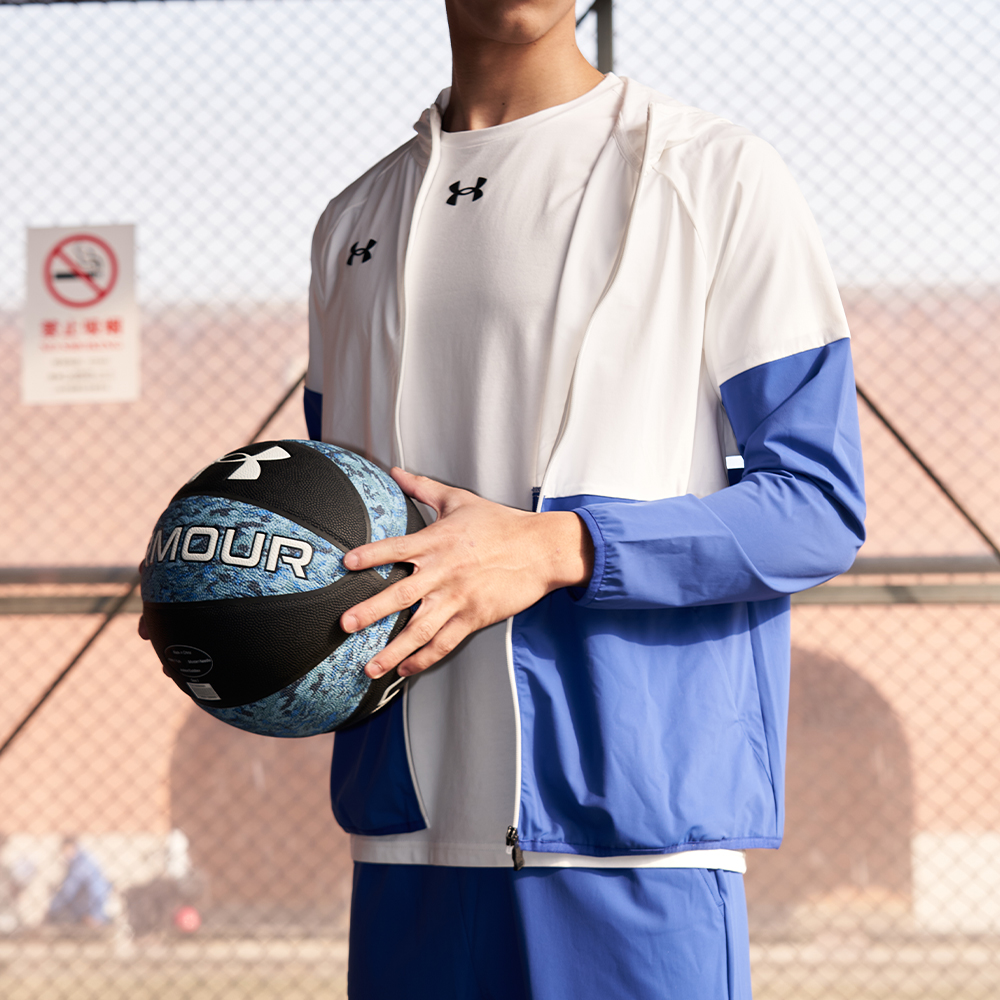 Purchase Under Armour Jaket Rajut Warna Biru Royal Olahraga Kasual Bernapas 22500404-400