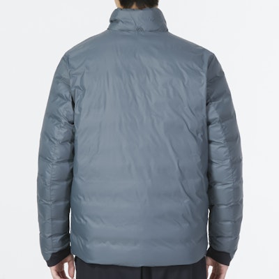 Under Armour UA CGI Down 3-in-1 Jaket Hoodie Pria Abu-Abu Motif Logo. 1364891-012 3