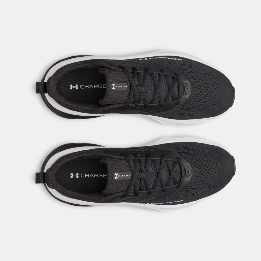 Shop Under Armour UA Charged Rogue 6 Laufschuhe Schwarz/Weiß 6006719-001