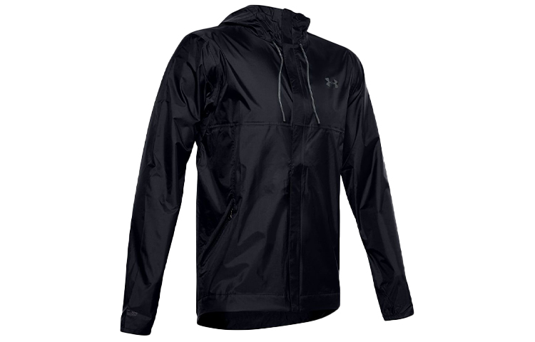 Under Armour UA Cloudburst Shell Black Running Training Jacket 1350950-001