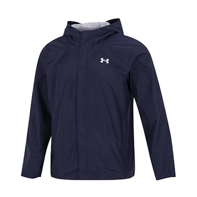 Under Armour UA Cloudstrike 20 Solid Navy Sport Casual Hooded Jacket 1374644-410