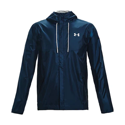 Under Armour UA Cloudstrike Shell Navy Blue Breathable Running Training Jacket 1350950-408