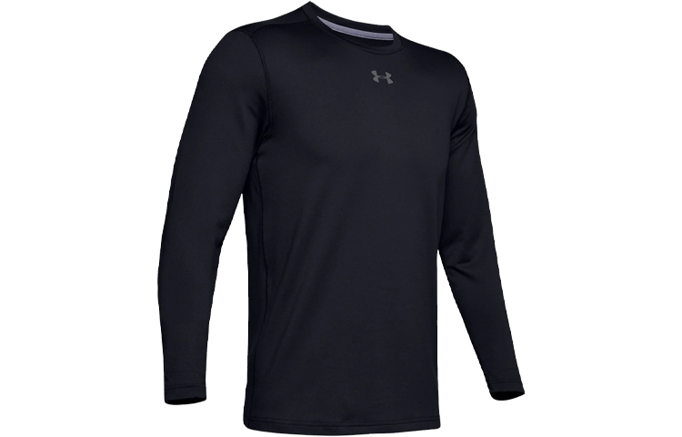 Under Armour UA Cold Gear Crewneck Training Pullover Sweatshirt Black 1310989-001