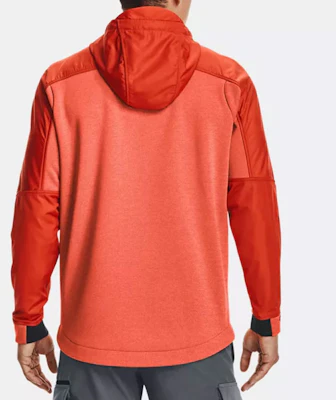 Under Armour UA ColdGear® Colorblock Breathable Training Hoodie Jacket Men’s Orange 1320710-830 Details for Under Armour UA ColdGear® Colorblock Breathable Training Hoodie Jacket Men’s Orange 1320710-830