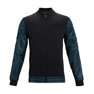Under Armour UA ColdGear® Infrared Utility Flight Training Jacket Black Colorblock Logo 1366198-413