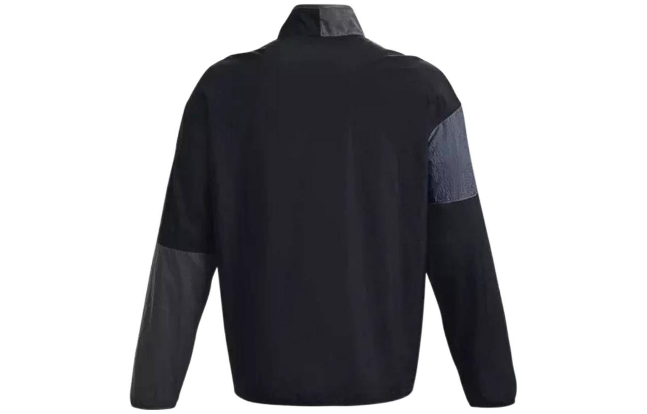 Lookbook Under Armour UA 經典復古拼色標誌黑色長袖運動外套 1377304-001