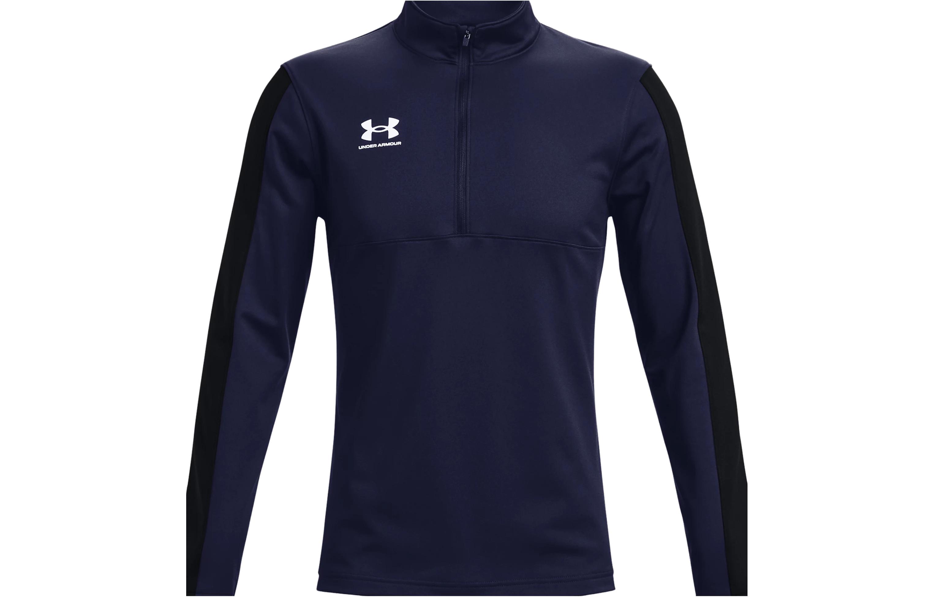 Under Armour UA Colorblock Mock Neck Fleece Sweatshirt Blue 1365409-410