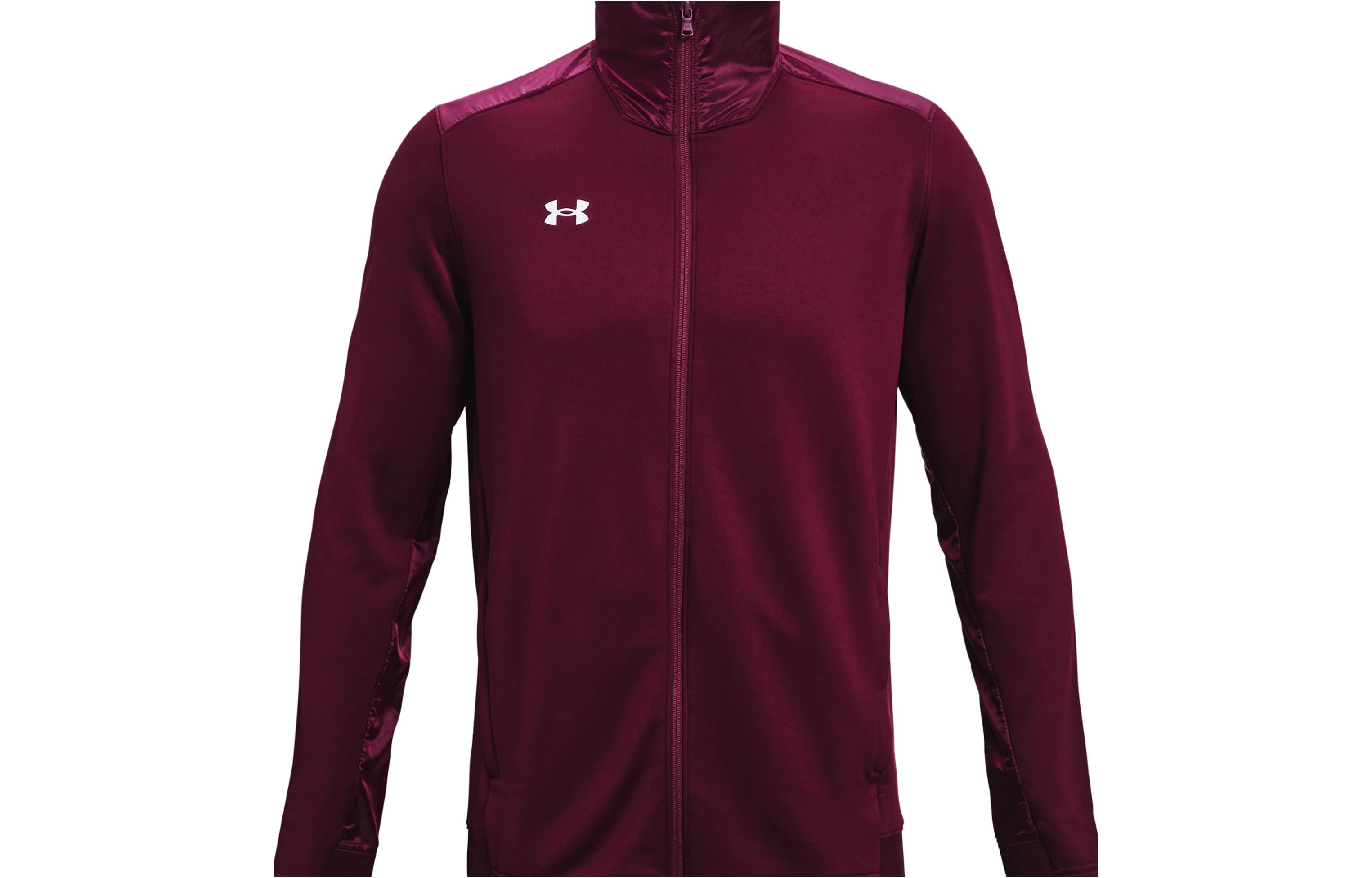 Under Armour UA Command Colorblock High Collar Jacket - Deep Red 1360713-609