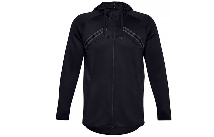 Under Armour UA Curry Stealth Black Basketball Hoodie Jacket 1356996-001